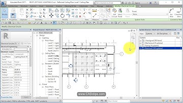 REVIT LIGHTING PROJECT 05 CIRCUITS PANELS SYSTEM BROWSER