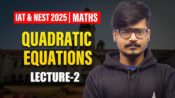 IAT & NEST 2025 | Live Maths Lecture 2 | IISc, IISER, NISER Prep 🔥 SciAstra Rescue Series