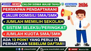 REGISTRATION PREP For SMA/SMK Domicile Track! PAY ATTENTION TO THIS BEFORE REGISTERING! SPMB JATI...