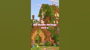 BSL Shader Settings Part 2 🐝