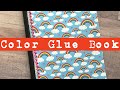 Prepping my Color Glue Book | No.1 |#gluebook #colorgluebook #collage #compositionnotebook