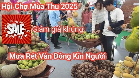 Hội chợ Mùa thu quốc gia năm 2025  - Choáng ngợp Biển người đến mua sắm đồ.