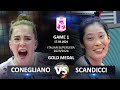 Gold medal matches of italian volleyball superlega 20232024  conegliano vs scandicci