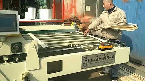 Falli core composer machine small left core composing machine falli  core veneer stitching machine