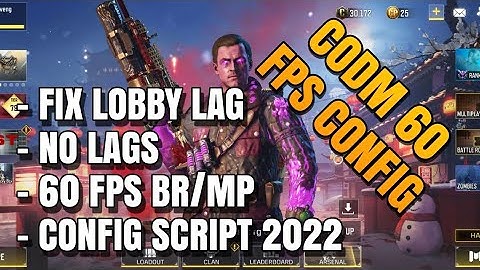 SEASON 1 CONFIG 60FPS FAST RENDER FOR COD MOBILE FIX LAGS AND FRAME DROP IN BR/MP | CONFIG CODM 2022