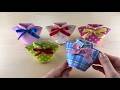 【簡単紙コップ工作】シャツ形プレゼントボックスの作り方✨How to make a candy box✨