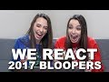 Reacting to our 2017 Bloopers - Merrell Twins