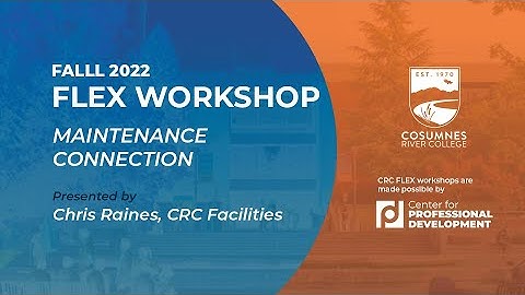 2022 CRC FLEX: Maintenance Connection
