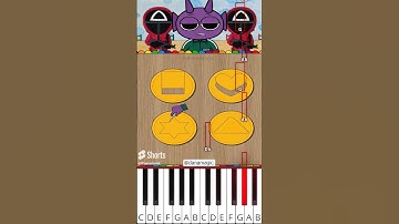 Sprunki Incredibox Durple and Squid Game 2 Challenge #sprunki (@danamagic.) - Octave Piano Tutorial