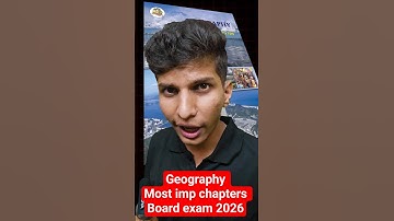 Geography MOST IMPORTANT CHAPTERS 2026 🔥 geography chapter wise weightage 2026 class 10 ssc #class10
