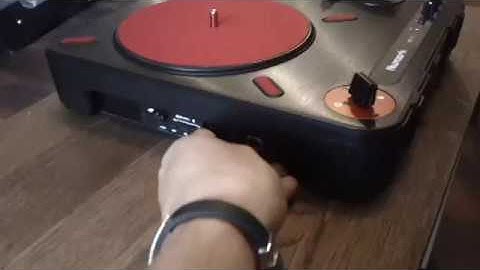 Numark PT01 Scratch with Internal Audio Player Prototype Test