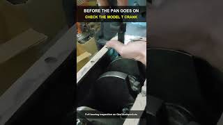 Check the Model T Crank Before the Pan Goes On #Shorts
