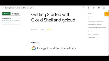 Getting Started with Cloud Shell & gcloud | Skill Badge 1 Create and Manage Cloud Resources  |GSP002