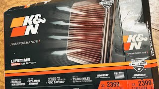 K&N filters for the intakes