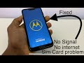 How to Fix No SIM Card, Not Sim inserted, Or SIM Card Failure Error on Motorola, Moto g, Moto e
