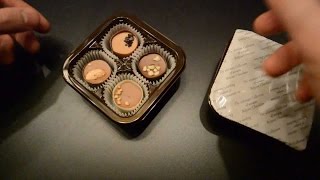 Eating/soft-spoken ASMR: Belgian chocolate cups screenshot 3