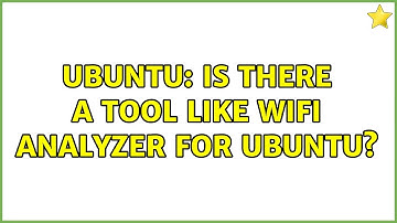 Ubuntu: Is there a tool like wifi analyzer for ubuntu?