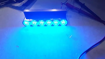 Code 3 blue led strobe light