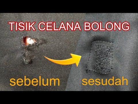 Cara Menjahit Tisik Celana Bolong