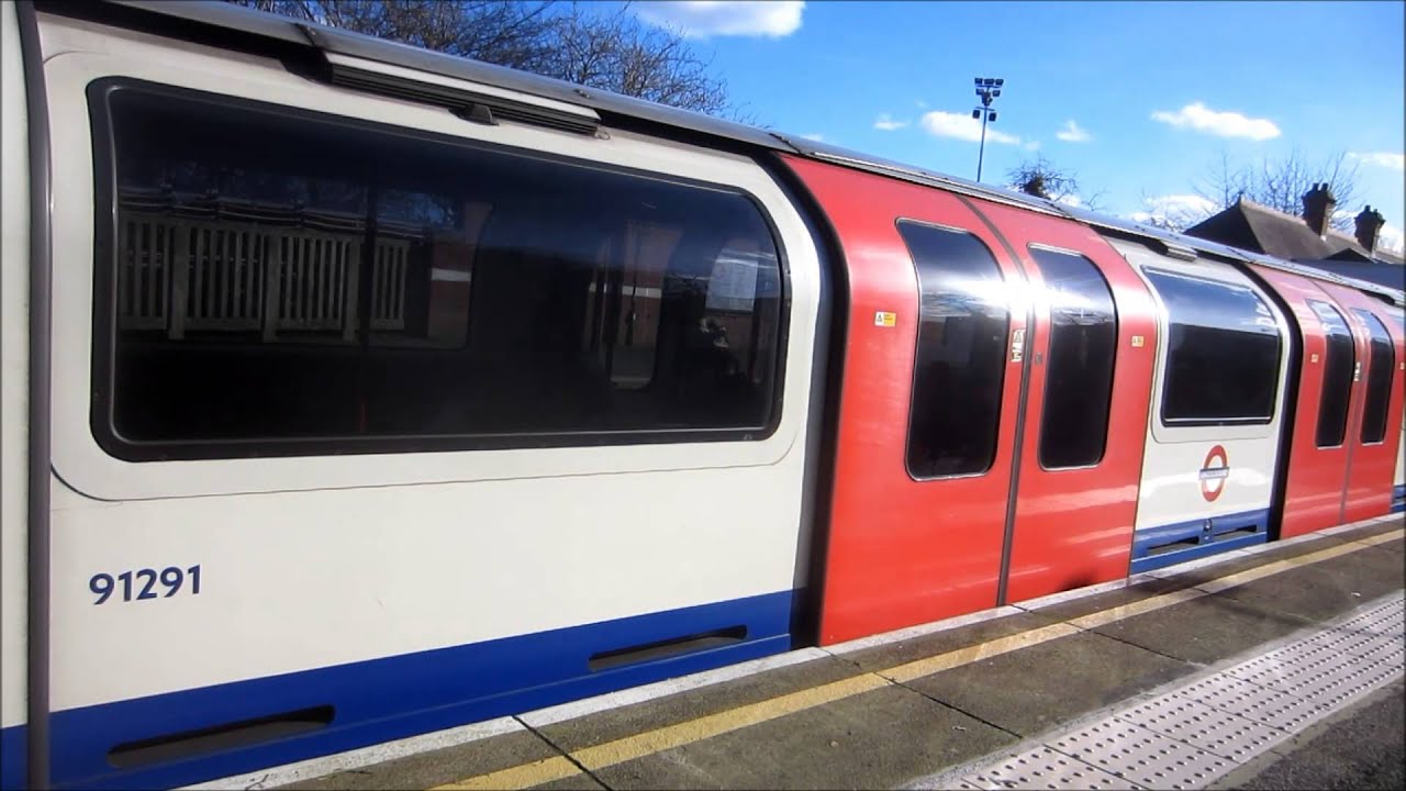London Underground Central Line Leaving Barkingside 1992ST