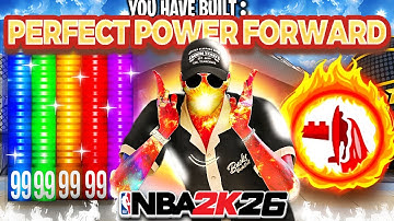 HOW TO CREATE THE PERFECT POWER FORWARD BUILD on NBA 2K26! GAME BREAKING BEST BUILD 2K26 NEXT GEN!