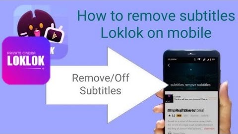 how to remove subtitles in Loklok videos || remove the annoying subtitle in the Loklok videos