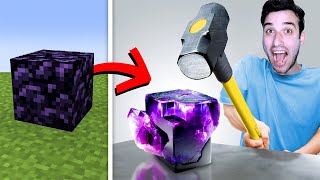 ROMPO los BLOQUES de MINECRAFT EN LA VIDA REAL 😱