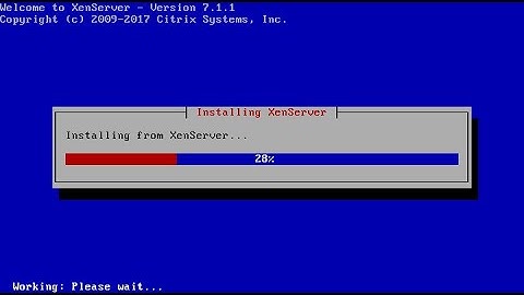 Install Citrix XenServer 7.1