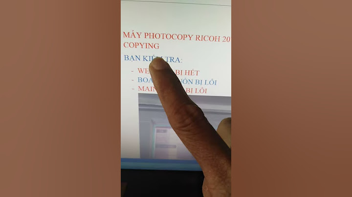 Máy photocopy ricoh 2075 báo lỗi sc 672