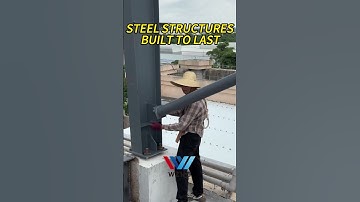 From foundation to full-scale warehouse!  massive steel structure rise with unmatched strength