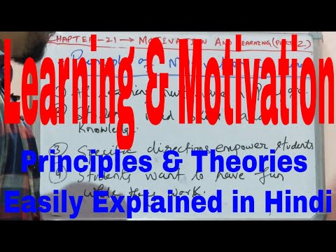 Learning and Motivation|Principles and Theories of Learning and Motivation|Motivation and Learning