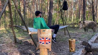 1 day in the forest with British Army rations