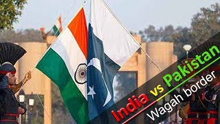 India vs Pakistani public at Wagah Border parade