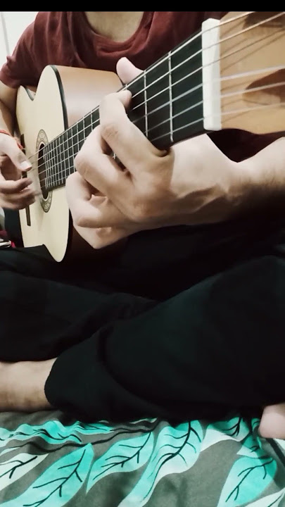 Tere Liye - Veer Zaara | Fingerstyle Guitar Cover 🎸#shorts #music #shorts #shortsmusic #shortsvideo