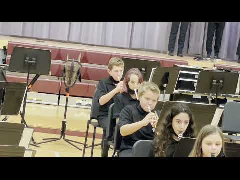 Asheville middle school band concert 2021 6th grade jingle jazz