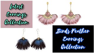 Birds Feather Earrings Collectionlatest Earrings Collection