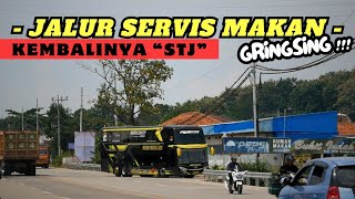 KEMBALINYA BUS STJ DI SERVIS MAKAN GRINGSING🤩. Hunting Bus Pagi Di JALUR PANTURA‼️