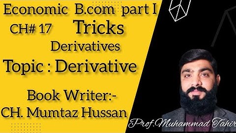 Economic #numerical  B.com part 1 Derivative # Mathematics# protion/Derivative/Maths protion