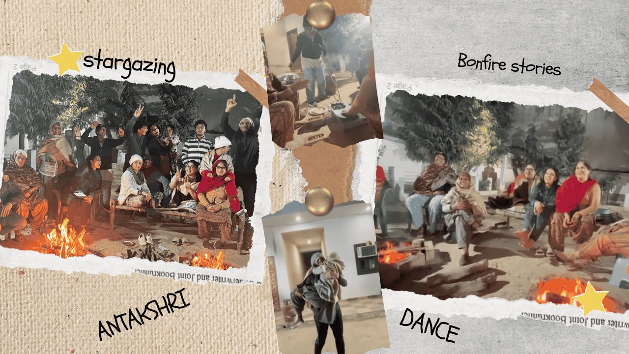 "INSANE Winter Bonfire Night! 😱 Dancing, Antakshari, Cooking Challenge & Non-Stop Laughter 🔥😂"