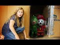 Paw Patrol and PJ Masks in Assistant Spooky  Box Fort Hunt with  Puppy Dog Pals