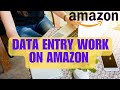 Data Entry Work From Home || mturk.com || Amazon Mechanical Turk