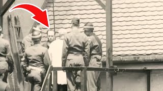 Последние минуты нацистского врача Фрица Хинтермайера Реальные кадры. Казнен за военные преступления
