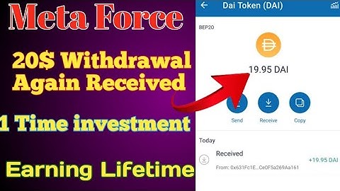 Metaforce 20$ again Received | meta Force joining process | meta Force Sy withdraw kaise Kare