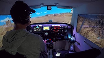 A Scenic Tour Of Monument Valley (Cessna 172 Home Cockpit - Prepar3d v3 - Orbx Scenery)