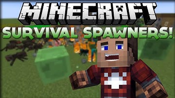 Minecraft Mods | Minecraft Survival Spawners Crafting (Minecraft Mod Spotlight)