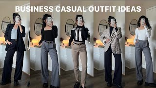 BUSINESS CAUSAL OUTFIT IDEAS + how to style basics! 👩🏽‍💻✨🤍