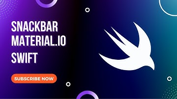 Snackbar (Material.io) - Swift Implementation