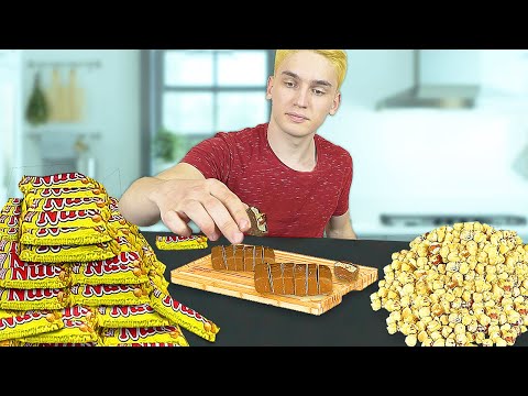 СКОЛЬКО ОРЕХОВ В 100 БАТОНЧИКАХ НАТС ?