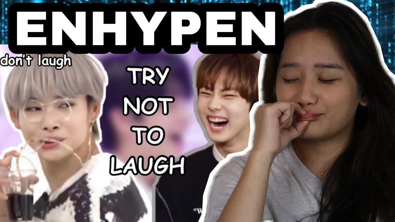 ENHYPEN try not to laugh challenge REACTION - YouTube