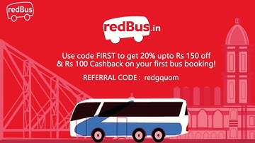 REDBUS Referral Code